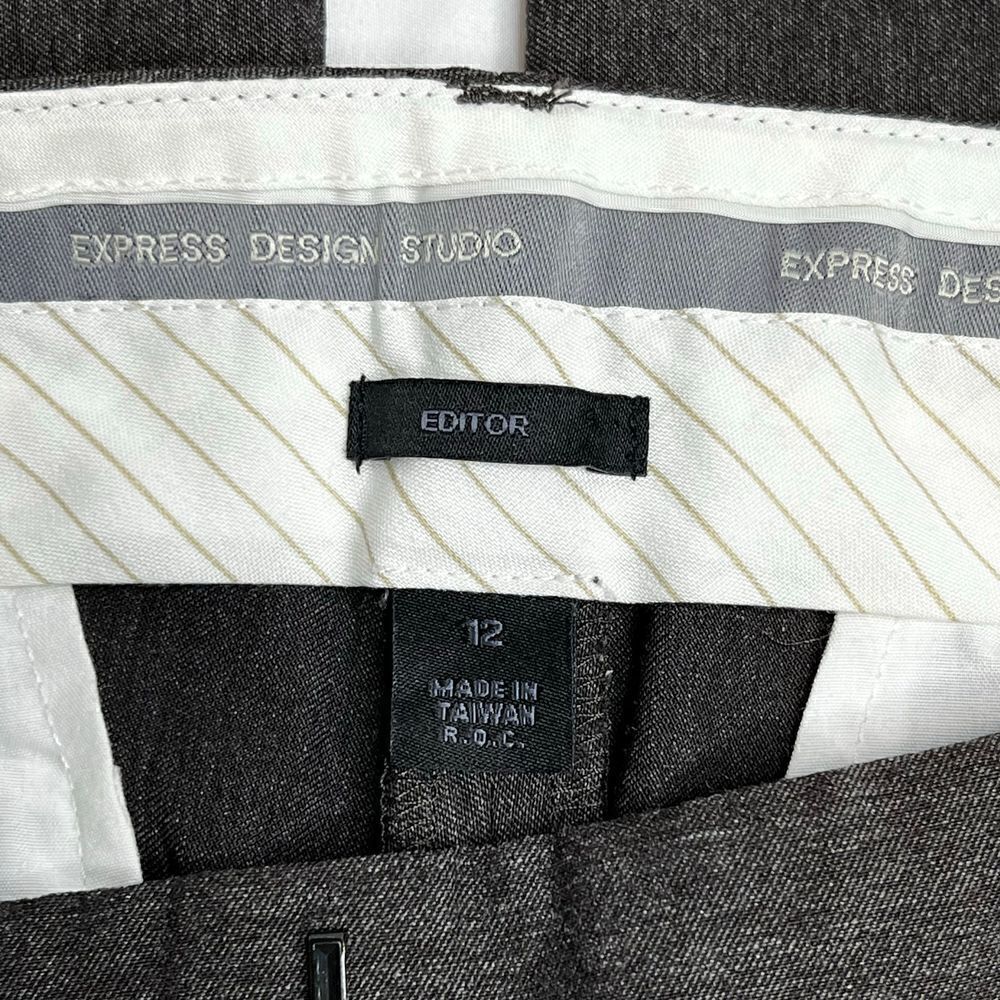 Express heathered gray editor barely boot pants size 12 - Picture 13 of 15